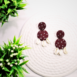 Annie (  Handcrafted Cotton Fabric Earrings )