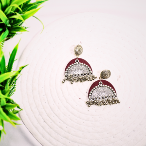Chavi (Handcrafted Cotton Fabric Earrings )